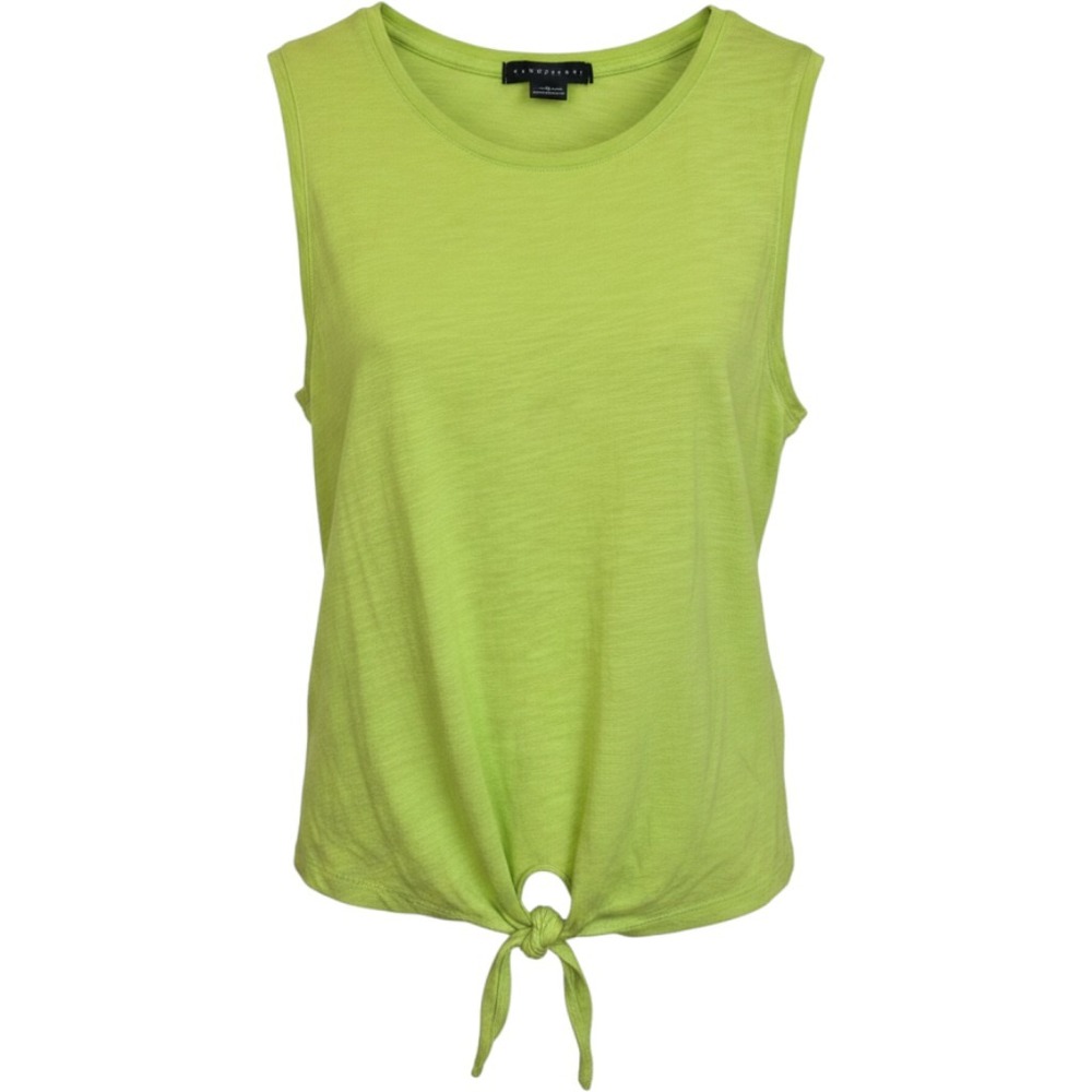Sanctuary Lime Green Slub Knit Front Tie Knot Tank Top CT3530XK6 Mens‎ Medium